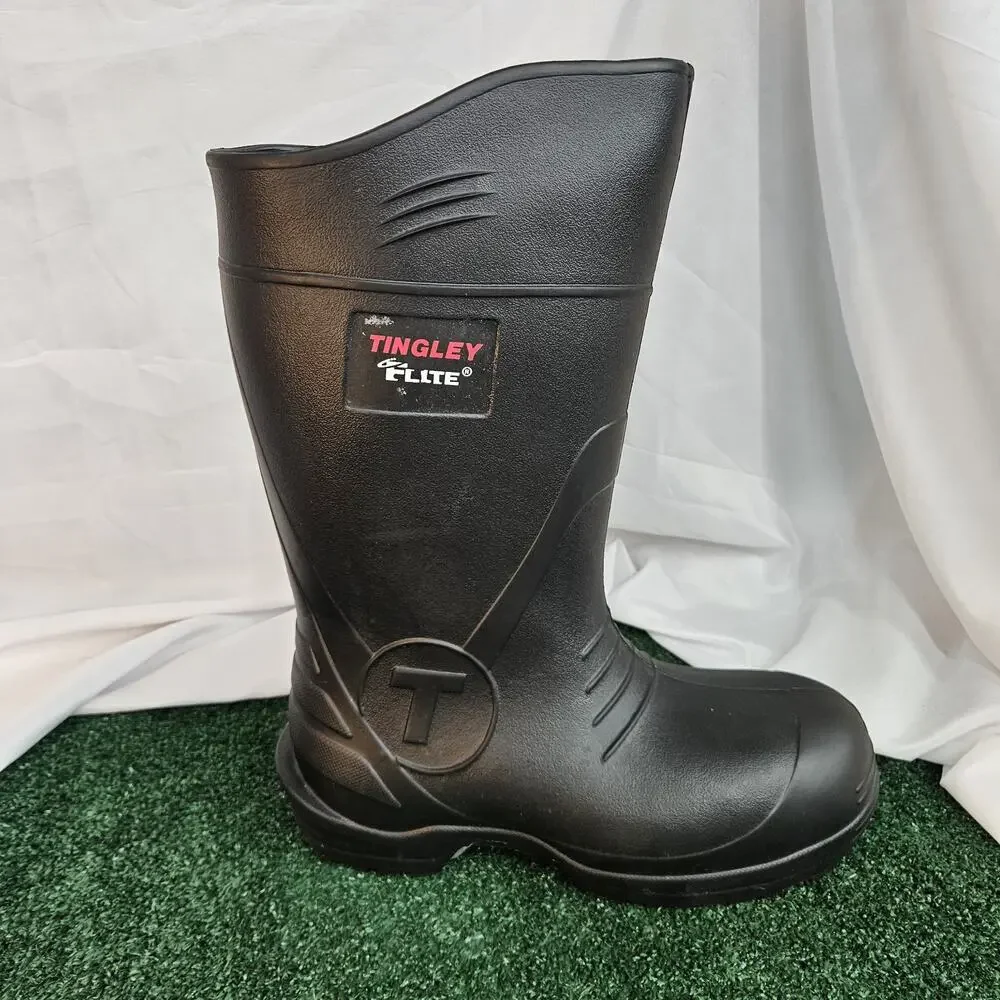 Tingley Profile Boots Mens Size 12 Black Safety Toe ASTM F2413-18 Work Rain